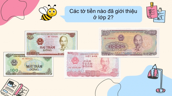 Giáo án điện tử toán 3 chân trời bài: Tiền Việt Nam 