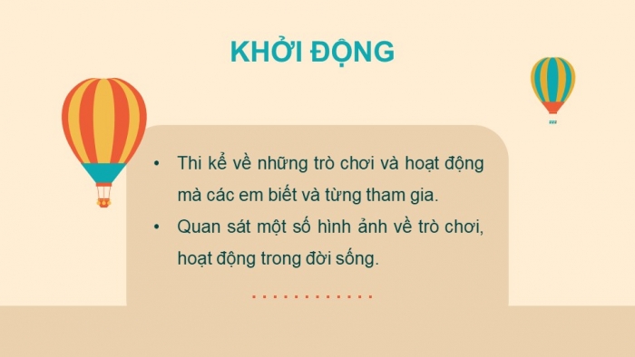 Giáo án điện tử ngữ văn 7 kết nối tiết: Nói và nghe - Giải thích quy tắc hoặc luật lệ của một trò chơi hay hoạt động