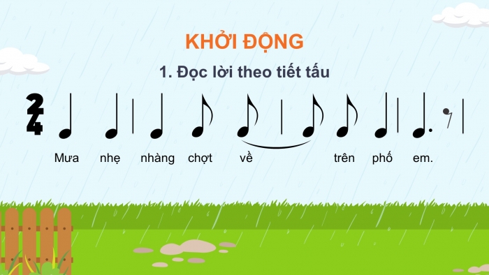 Giáo án điện tử âm nhạc 7 kết nối tiết 32: Học bài hát: mưa hè - nghe nhạc - Hè về