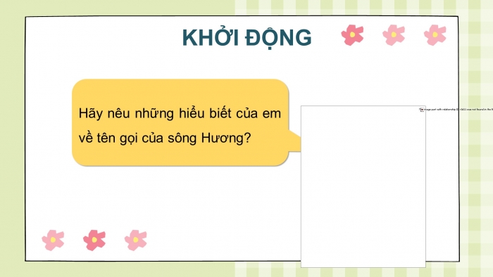 Giáo án điện tử tiếng việt 3 kết nối tri thức bài 9: Sông hương- tiết 3: nói và nghe