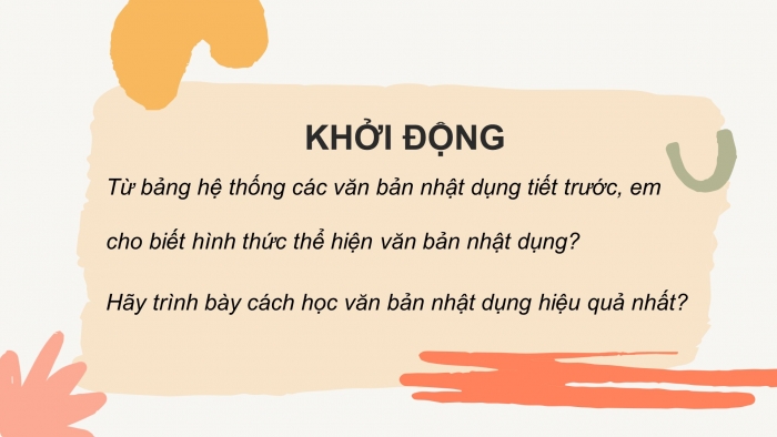 Giáo án điện tử ngữ văn 9 tiết: Tổng kết phần văn bản nhật dụng