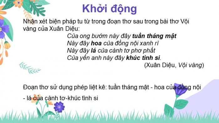 Giáo án điện tử Ngữ văn 12 bài: Thực hành một số phép tu từ cú pháp