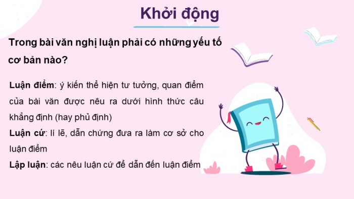 Giáo án điện tử Ngữ văn 12 bài: Chữa lỗi lập luận trong văn nghị luận