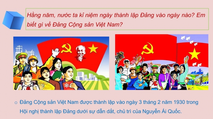 Giáo án điện tử lịch sử 9 bài 18: Đảng cộng sản Việt Nam ra đời