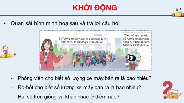 Giáo án điện tử Toán 4 kết nối Bài 13: Làm tròn số đến hàng trăm nghìn