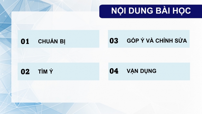 Giáo án điện tử Tiếng Việt 4 kết nối Bài 3 Viết: Tìm ý cho đoạn văn nêu ý kiến