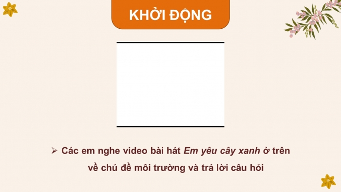 Giáo án điện tử HĐTN 4 cánh diều Tuần 1: Giữ gìn trường em xanh, sạch, đẹp - Hoạt động 1, 2