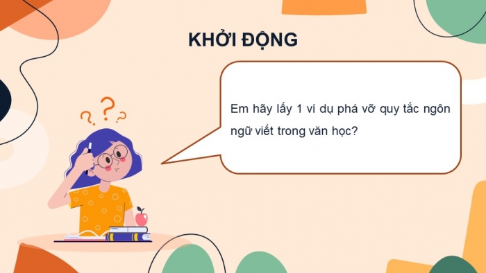 Giáo án điện tử Ngữ văn 11 kết nối Bài 2 TH tiếng Việt: Một số hiện tượng phá vỡ những quy tắc ngôn ngữ thông thường: đặc điểm và tác dụng