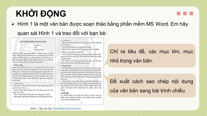 Giáo án điện tử tin học 7 chân trời bài 11: Tạo bài trình chiếu