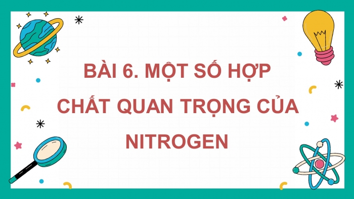 Giáo án điện tử Hoá học 11 cánh diều Bài 5: Một số hợp chất quan trọng của nitrogen (P2)
