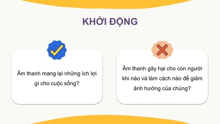 Giáo án điện tử Khoa học 4 kết nối Bài 11: Âm thanh trong cuộc sống