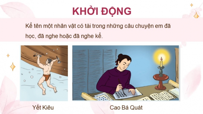 Giáo án điện tử Tiếng Việt 4 cánh diều Bài 8 Viết 2: Luyện tập viết đoạn văn về một câu chuyện em thích