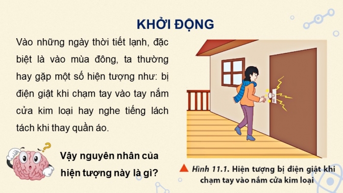 Giáo án điện tử Vật lí 11 chân trời Bài 11: Định luật Coulomb về tương tác tĩnh điện