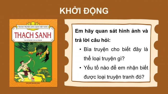 Giáo án điện tử Mĩ thuật 8 chân trời (bản 2) Bài 5: Thiết kế bìa tranh truyện