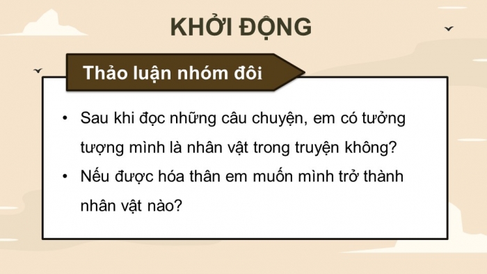 Giáo án điện tử Tiếng Việt 4 kết nối Bài 19 Viết  Đoạn văn tưởng tượng