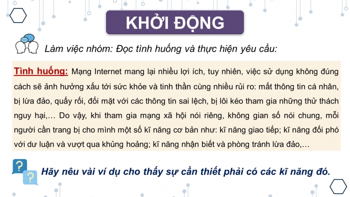 Giáo án điện tử Tin học ứng dụng 11 kết nối Bài 9: Giao tiếp an toàn trên internet