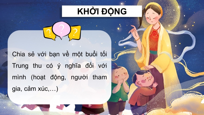 Giáo án điện tử Tiếng Việt 4 chân trời CĐ 4 Bài 5 Đọc: Hái trăng trên đỉnh núi