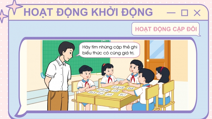 Giáo án điện tử Toán 4 cánh diều Bài 34. Các tính chất của phép nhân