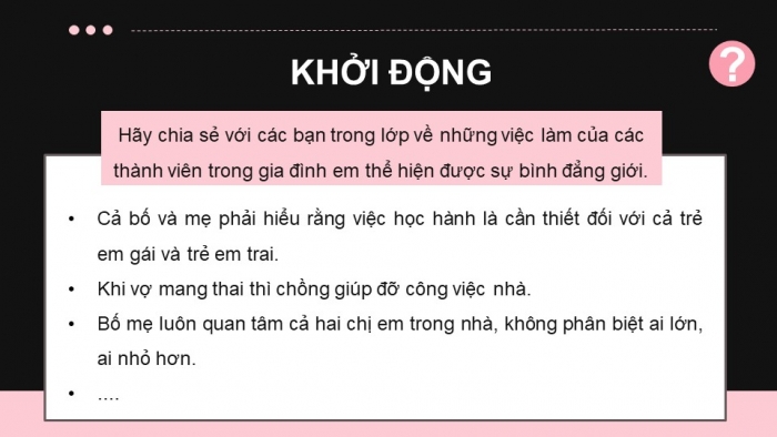 Giáo án điện tử Kinh tế pháp luật 11 kết nối Bài 10: Bình đẳng trong các lĩnh vực