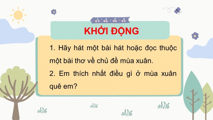 Giáo án điện tử tiết: Đọc - Tháng giêng, mơ về trăng non rét ngọt