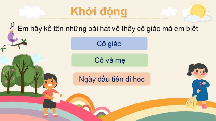 Giáo án điện tử âm nhạc 2 cánh diều