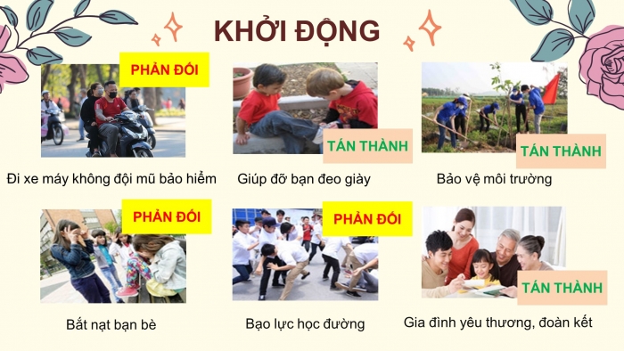 Giáo án điện tử ngữ văn 7 kết nối tiết: Nói và nghe - Trình bày ý kiến về một vấn đề đời sống