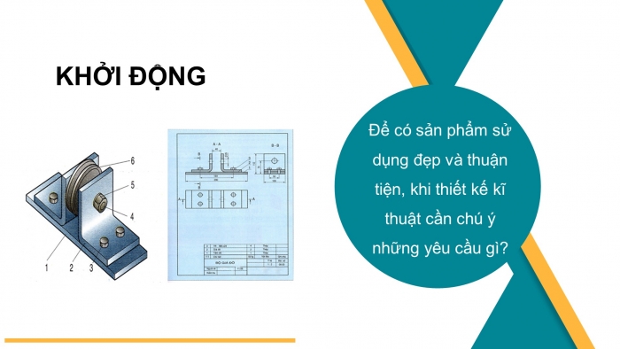 Giáo án điện tử công nghệ thiết kế 10 cánh diều bài 19: Vai trò, ý nghĩa và các nguyên tắc của hoạt động thiết kế kĩ thuật