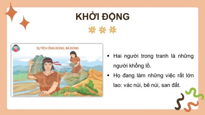 Giáo án điện tử tiếng việt 3 kết nối tri thức bài 22: Sự tích ông đùng, bà đùng - Tiết 1: Đọc