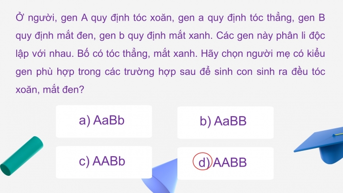 Giáo án điện tử sinh học 9 bài 6: Thực hành tính xác suất xuất hiện các mặt của đồng kim loại