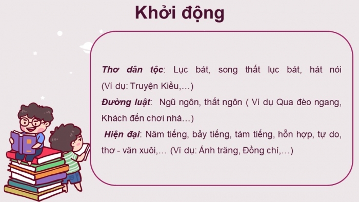 Giáo án điện tử Ngữ văn 12 bài: Luật thơ