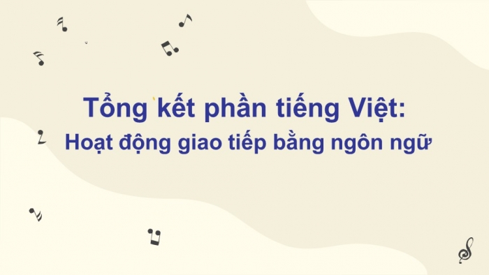 Giáo án điện tử Ngữ văn 12 bài: Tổng kết phần Tiếng Việt: hoạt động giao tiếp bằng ngôn ngữ