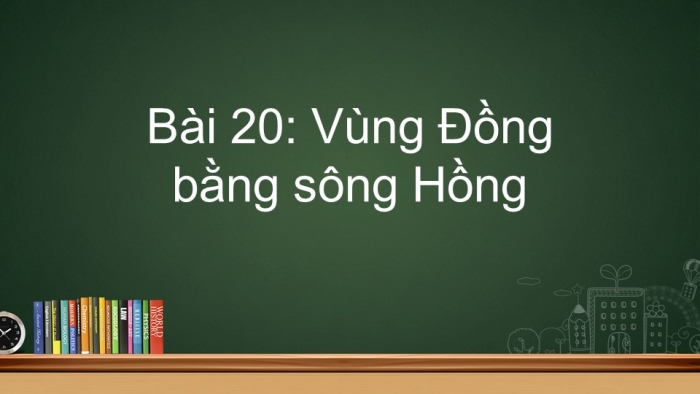 Giáo án điện tử địa lí 9 bài 20: Vùng Đồng bằng sông Hồng