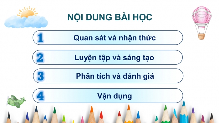 Giáo án điện tử Mĩ thuật 4 chân trời (bản 2) Bài 1: Chấm, nét và sự biến thể của nét