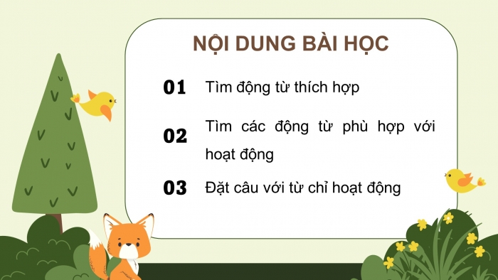 Giáo án điện tử Tiếng Việt 4 kết nối Bài 11 Luyện từ và câu: Luyện tập về động từ