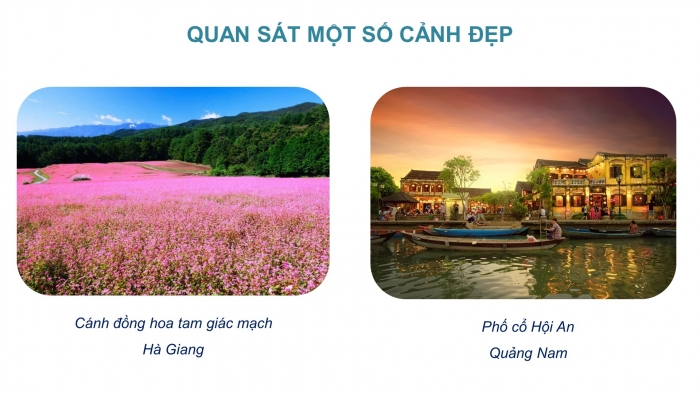 Giáo án điện tử Mĩ thuật 4 kết nối Chủ đề 3: Cảnh đẹp quê hương