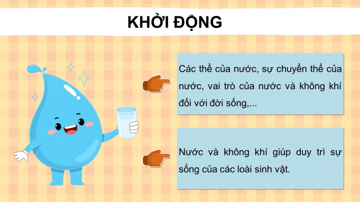 Giáo án điện tử Khoa học 4 kết nối Bài 7: Ôn tập chủ đề Chất