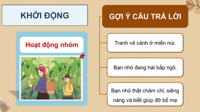 Giáo án điện tử Tiếng Việt 4 chân trời CĐ 1 Bài 4 Đọc: Lên nương