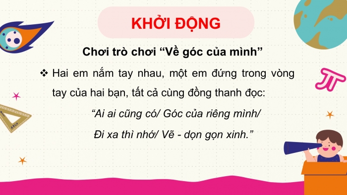 Giáo án điện tử tuần 14: Góc học tập đáng yêu