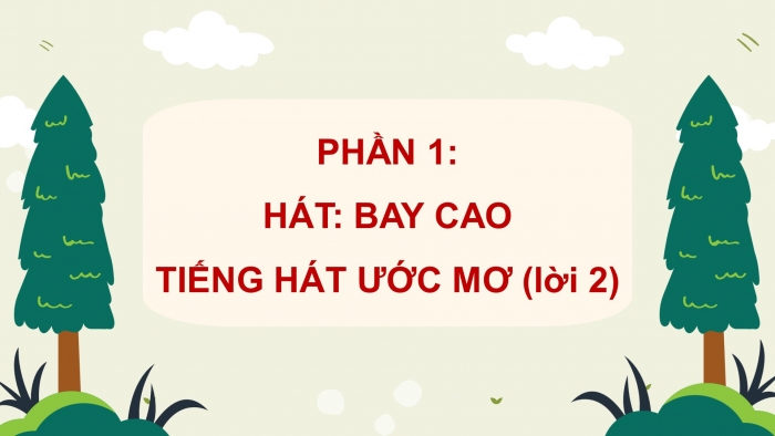 Giáo án điện tử Âm nhạc 4 chân trời CĐ1 Tiết 2: Hát; Nhạc cụ tiết tấu; Lí thuyết âm nhạc