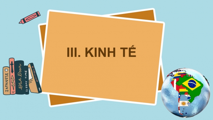 Giáo án điện tử Địa lí 11 cánh diều Bài 7: Vị trí địa lí, điều kiện tự nhiên, dân cư, xã hội và kinh tế khu vực Mỹ La-tinh (Phần 2)