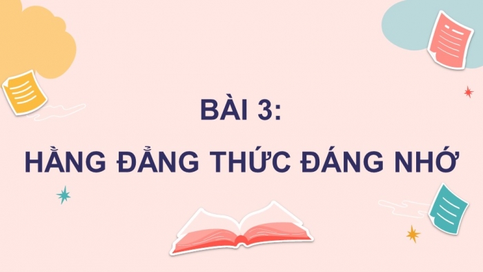 Giáo án điện tử Toán 8 cánh diều Chương 1 Bài 3: Hằng đẳng thức đáng nhớ