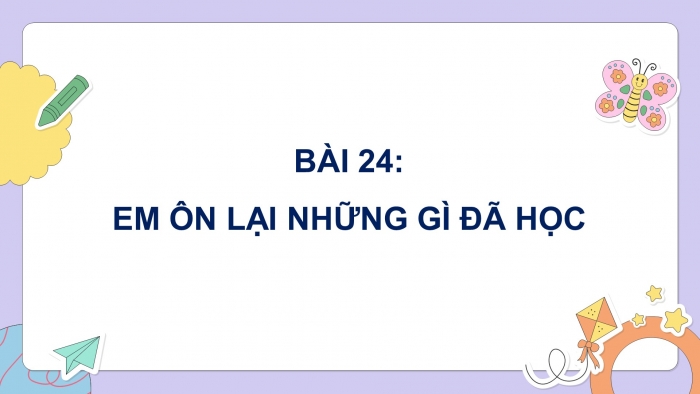 Giáo án điện tử Toán 4 cánh diều Bài 24: Em ôn lại những gì đã học