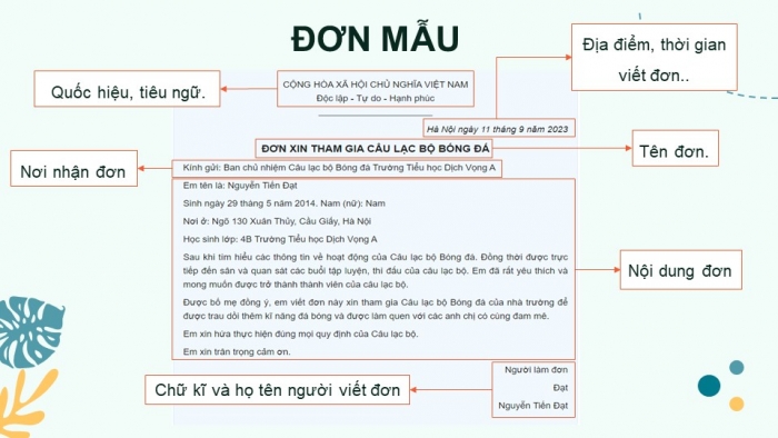 Giáo án điện tử Tiếng Việt 4 kết nối Bài 24 Viết đơn