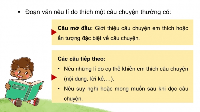 Giáo án điện tử Tiếng Việt 4 chân trời CĐ 4 Bài 7 Viết: Luyện tập viết đoạn văn nêu lí do thích một câu chuyện