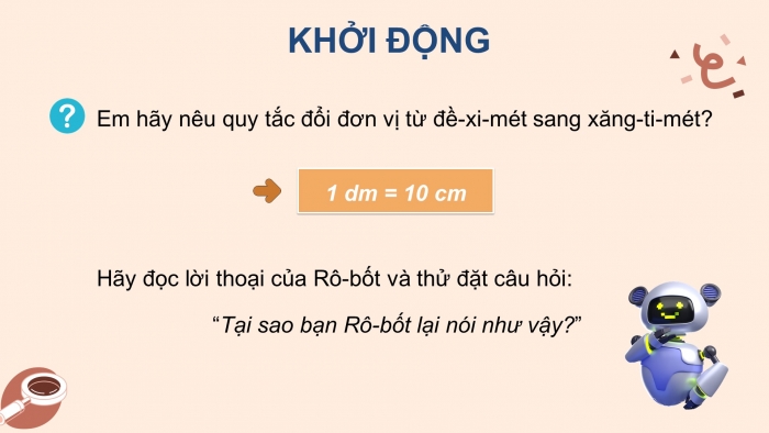 Giáo án điện tử Toán 4 kết nối Bài 18: Đề - xi mét vuông, mét vuông, mi - li - mét vuông