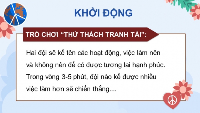 Giáo án điện tử Công dân 8 chân trời Bài 6: Xác định mục tiêu cá nhân