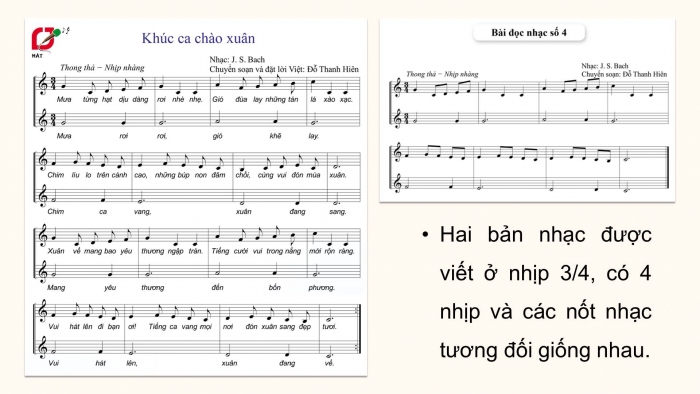 Giáo án điện tử Âm nhạc 8 cánh diều Bài 8 tiết 1: Bài đọc nhạc số 4, bài hòa tấu số 4