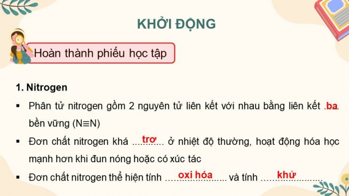 Giáo án điện tử Hoá học 11 kết nối Bài 9: Ôn tập chương 2