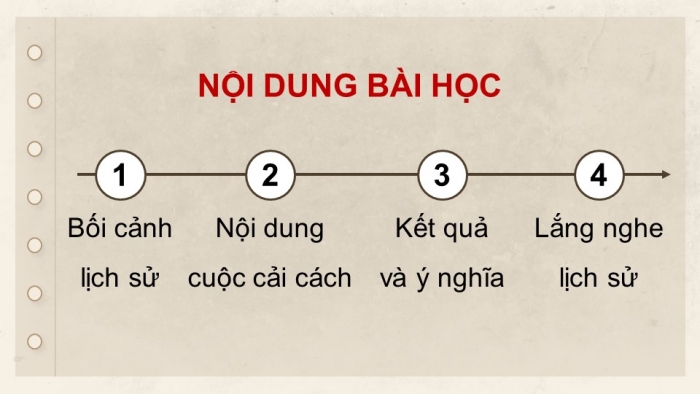 Giáo án điện tử Lịch sử 11 chân trời Bài 9: Cuộc cải cách của Hồ Quý Ly và Triều Hồ (Phần 2)