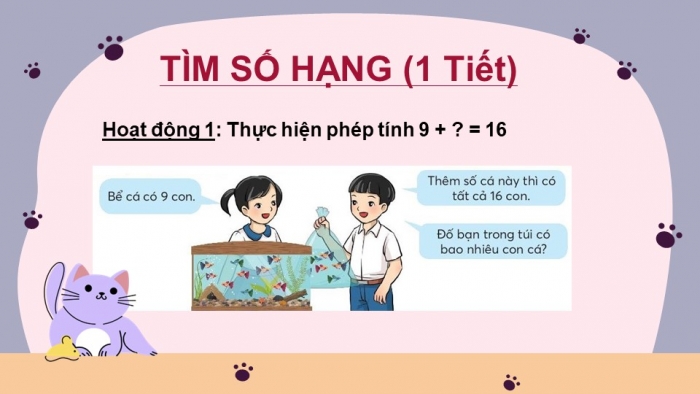 Giáo án điện tử bài 4: Tím số hạng (1 tiết)